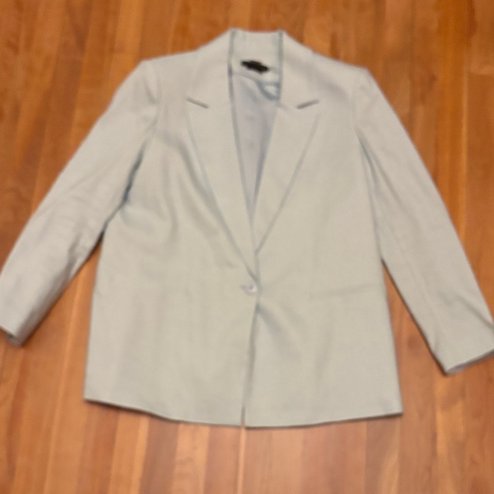 Alice + Olivia Women's Light Blue Blazer